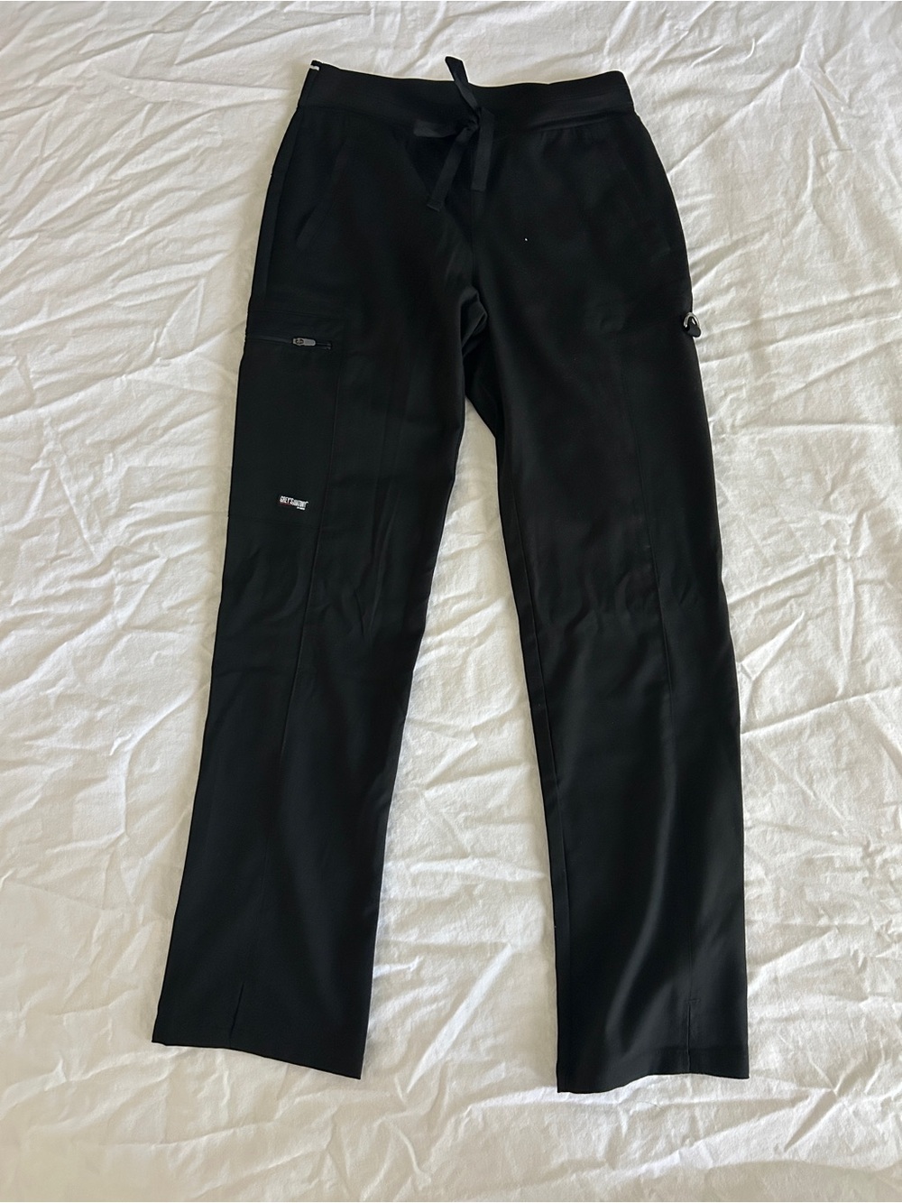 Barco Uniforms Black Utility Scrub Joggers with Drawstring